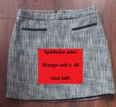 Spódnica mini Mango suit stan bdb r. 40