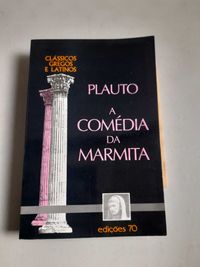 Livro Pa-3 - clássicos gregos e latinos - Plauto da comédia da marmita