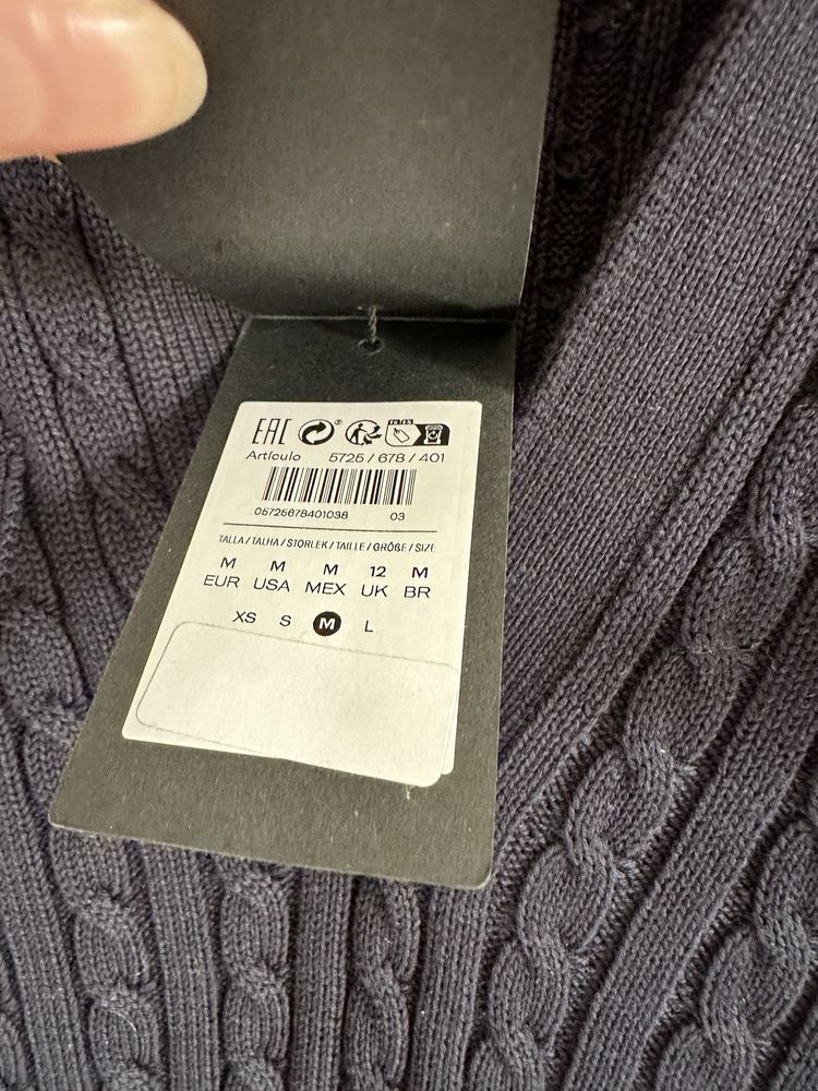 Bawelniany sweter massimo dutti rozmiar M