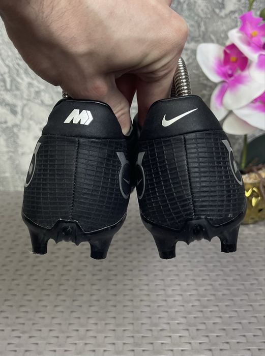 Nike Mercurial бутсы копы сороконожки 40 размер футбольные черные