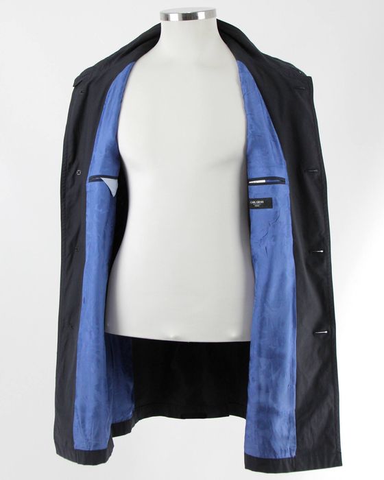 CARL GROSS чоловічий синій тренч, куртка, плащ. Оригінал. 54 (XL)