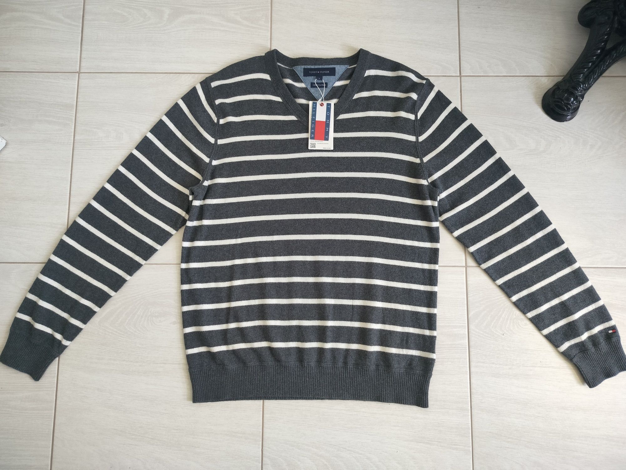 Светр кофта реглан Tommy Hilfiger L (48) cotton cashmere