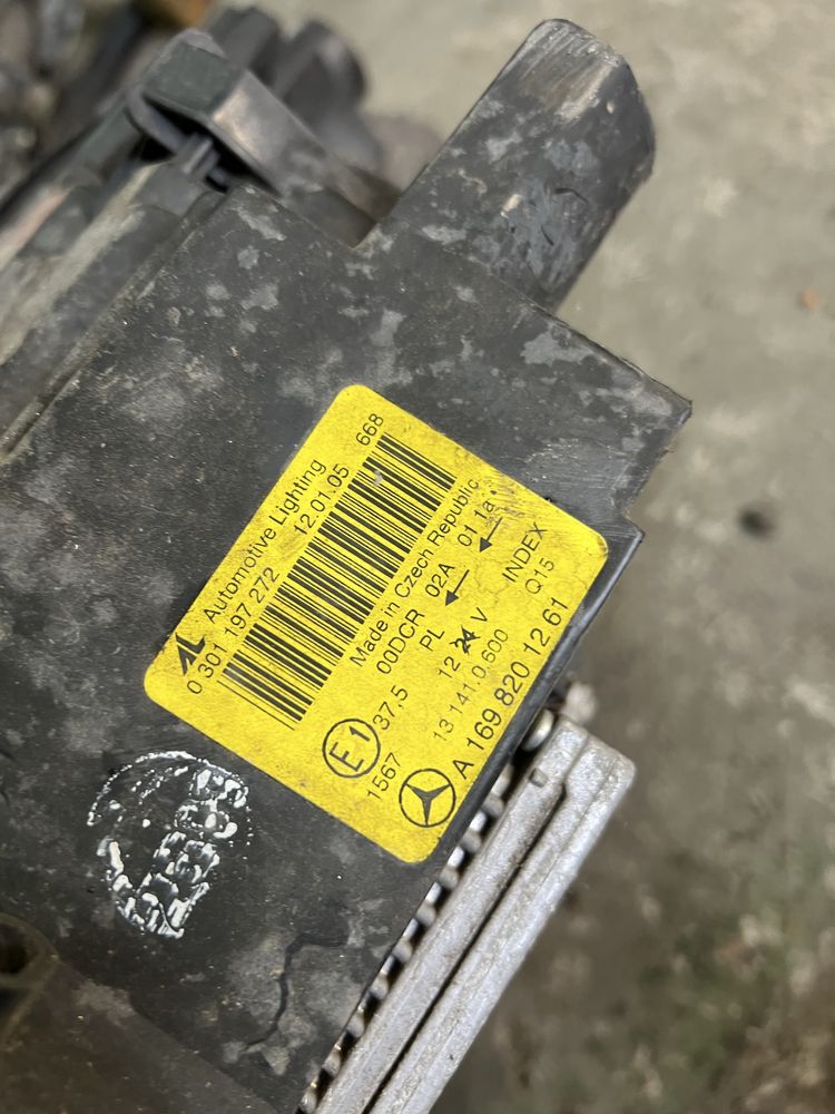 Lampy lampa xenon mercedes w 169 a klasa przód przednia xsenon