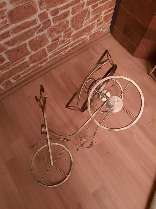 Подставка для цветов велосипед