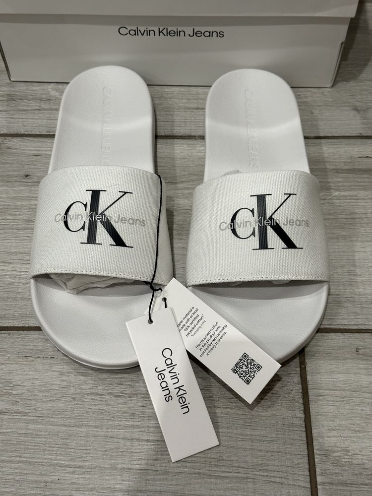 Оригінальні Тапочки Calvin Klein Slide Monogram шльопанці сандалі