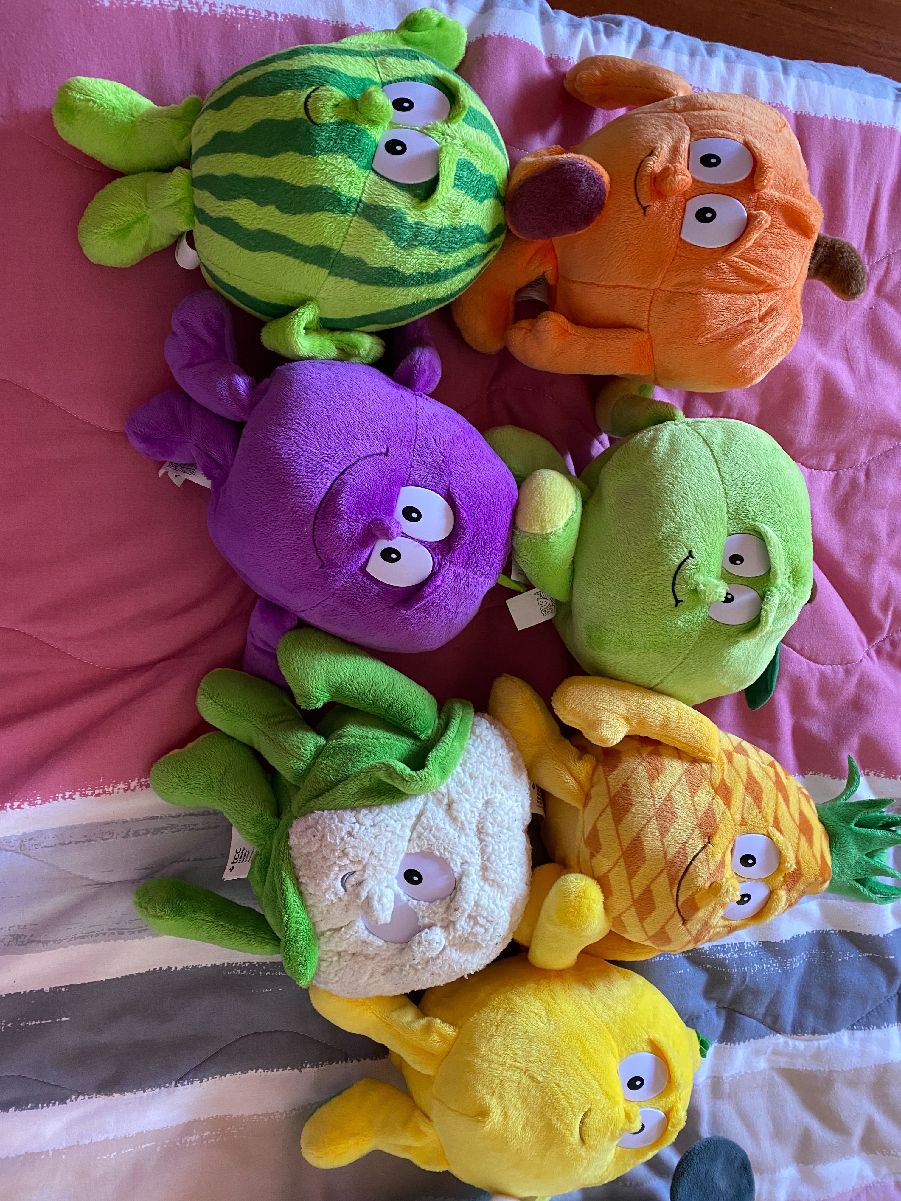 Peluches Legumes e frutas