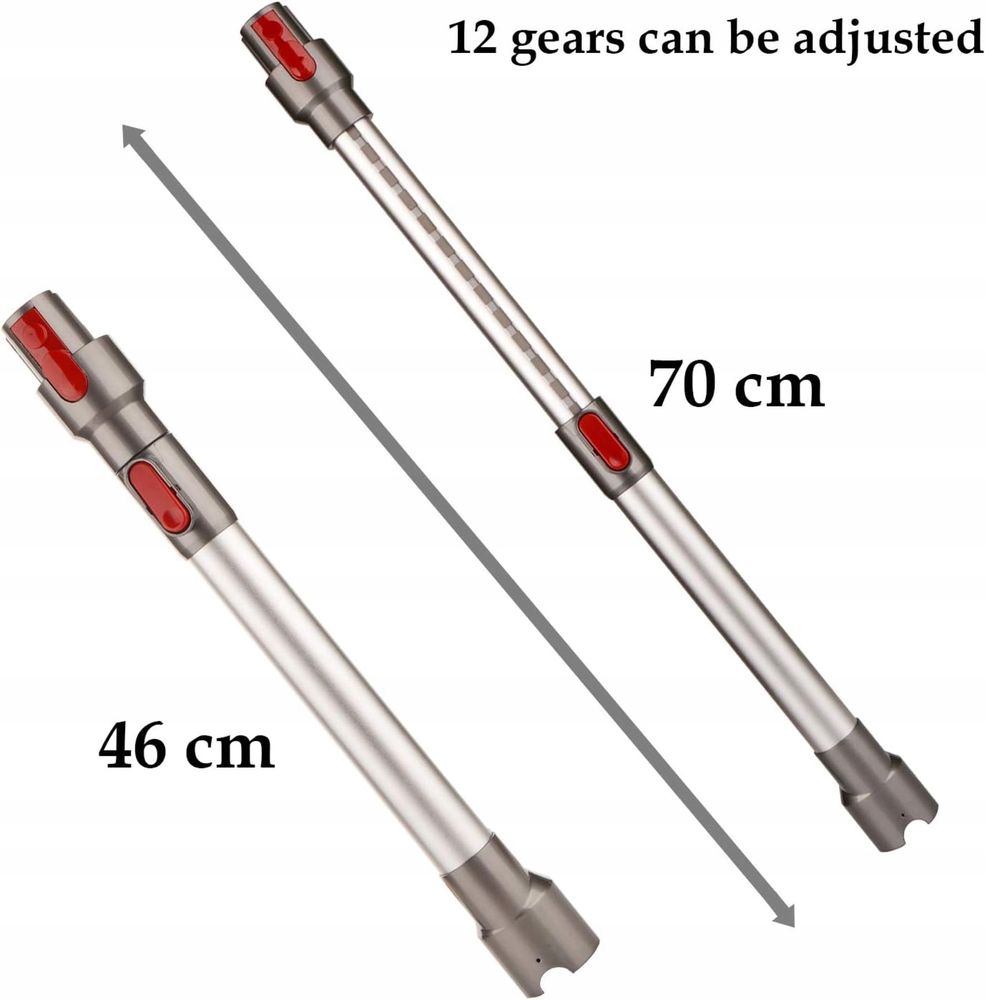 Regulowana rura przedłużająca do Dyson V7 V8 V10 V11 V15 SV10 SV11