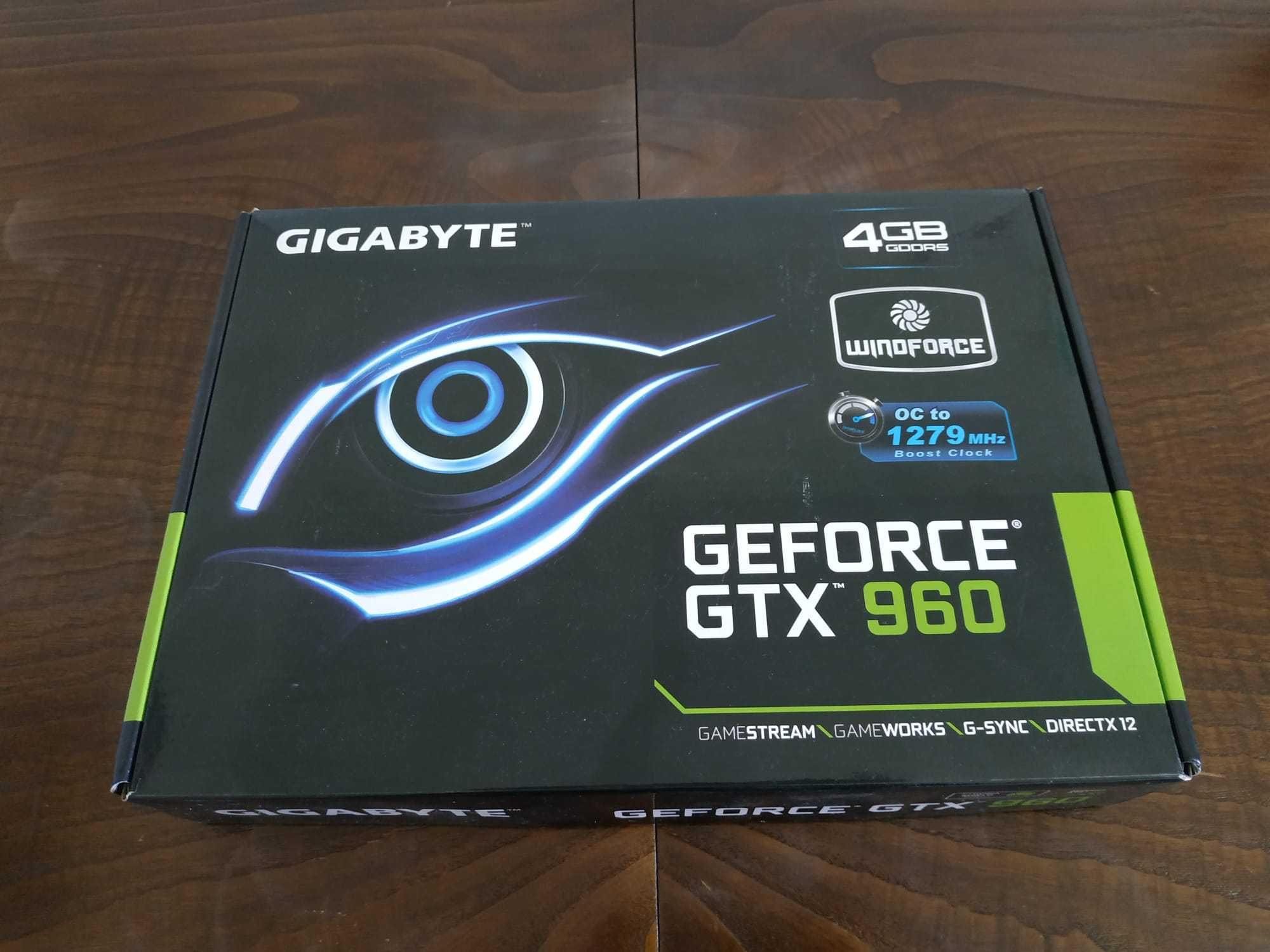 Placa Gráfica Gigabyte Geforce 960 GTX 4GB GDDR5 OC Windforce