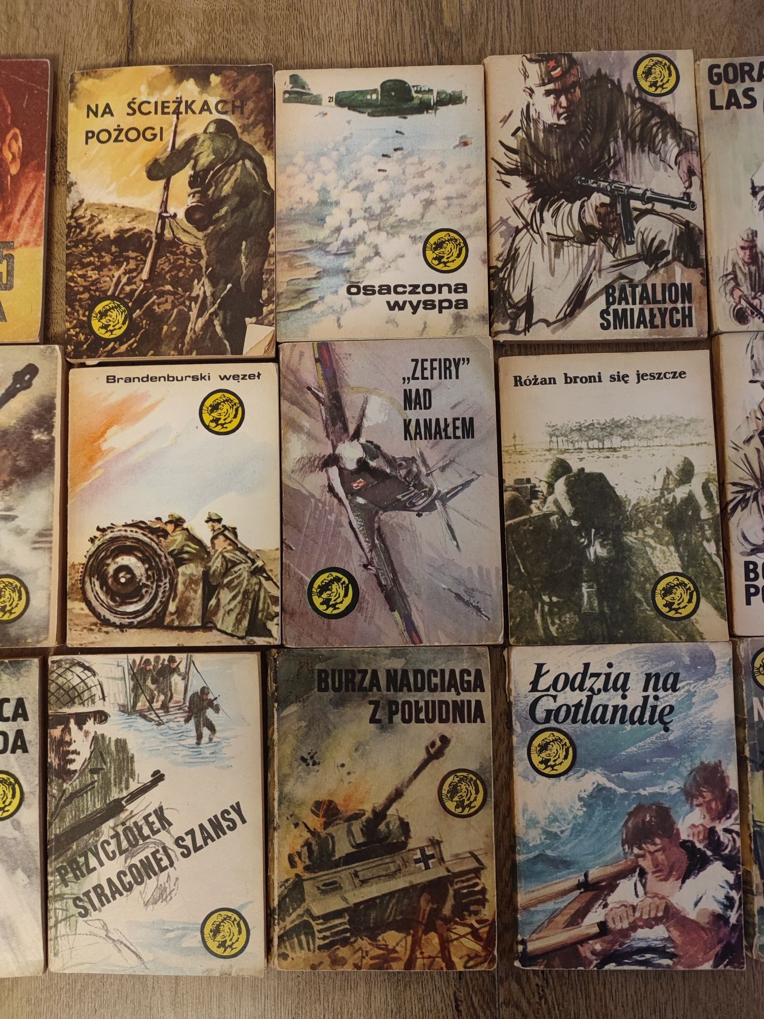 Zestaw komplet książki żółty tygrys historia druga wojna światowa PRL