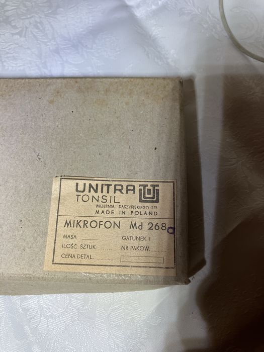 Mikrofon unitra tonsil md 268