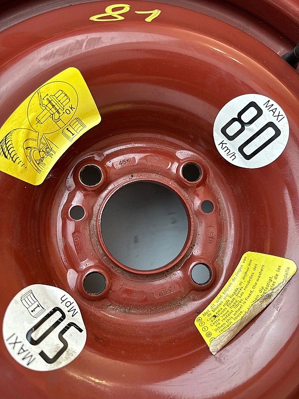 Koło dojazdowe Peugeot 207 CC 4x108mm 125/80/R15 ET8
