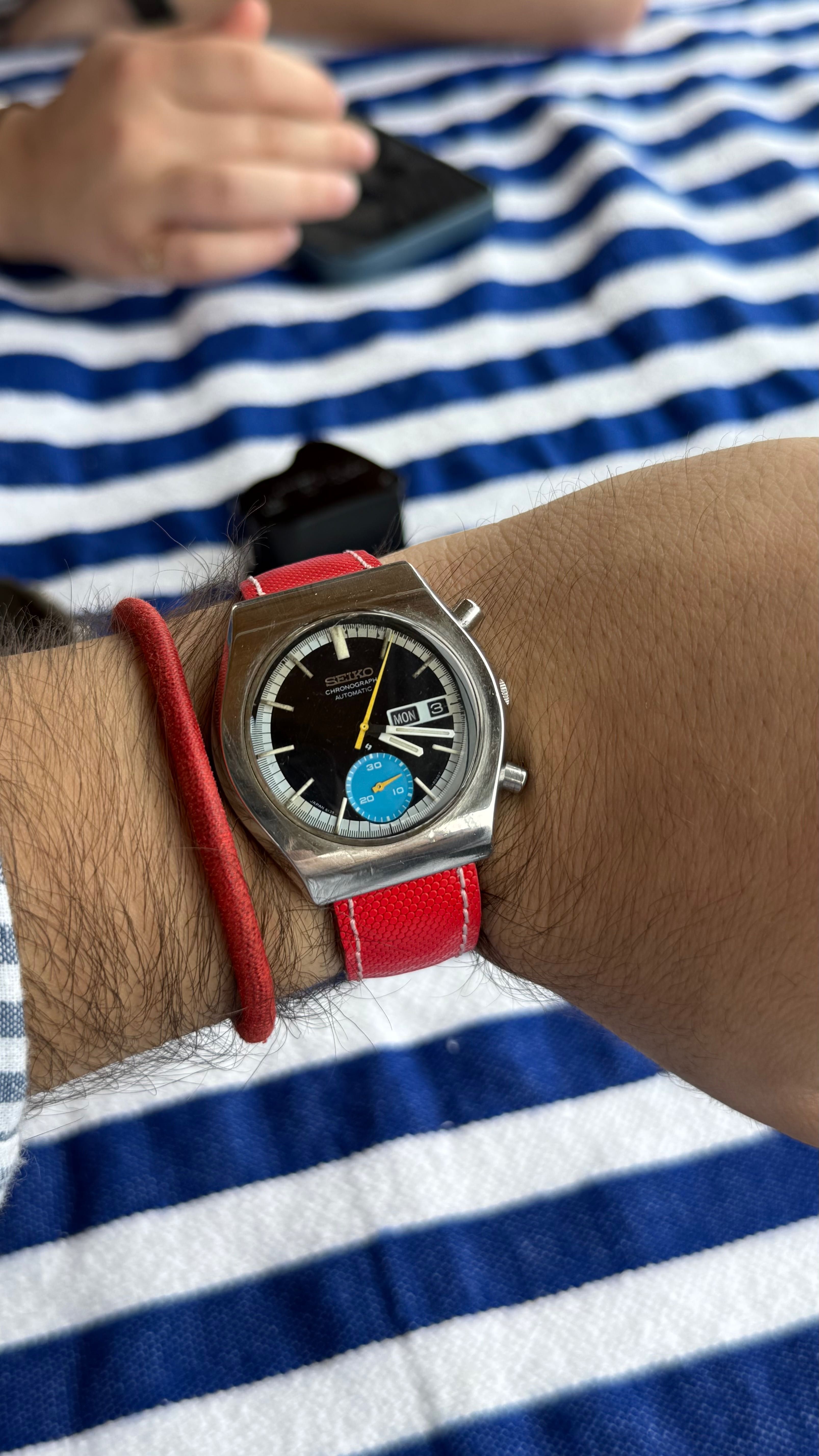 Seiko 6139 Blue Eye Cronografo