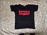 Czarna koszulka bluzka t-shirt Levis