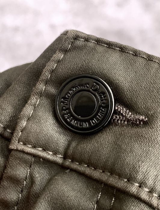 Женские кожаные брюки штаны Massimo Dutti S/M с напылением под кожу