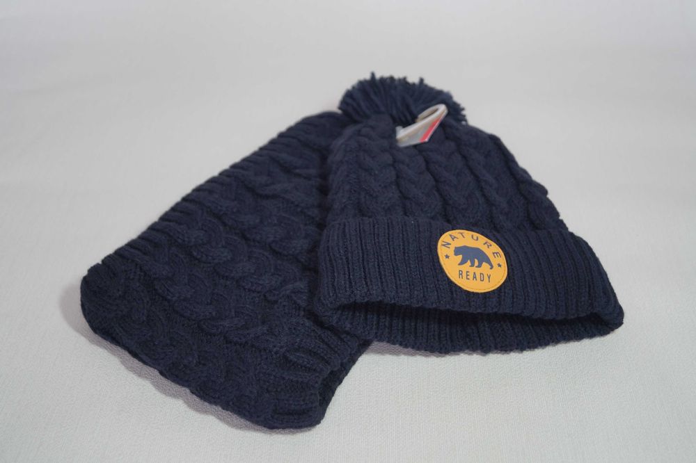 Комплект: шапка і шарф-снуд для хлопчика 2-3 роки