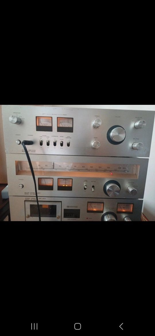 Japońska wieża HiFi retro lata '70