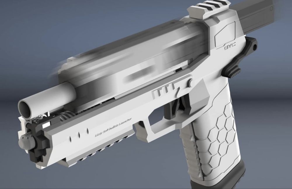 Pistolet piankowy do zabawy