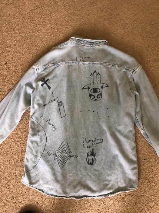 Джинсовая рубашка Zara