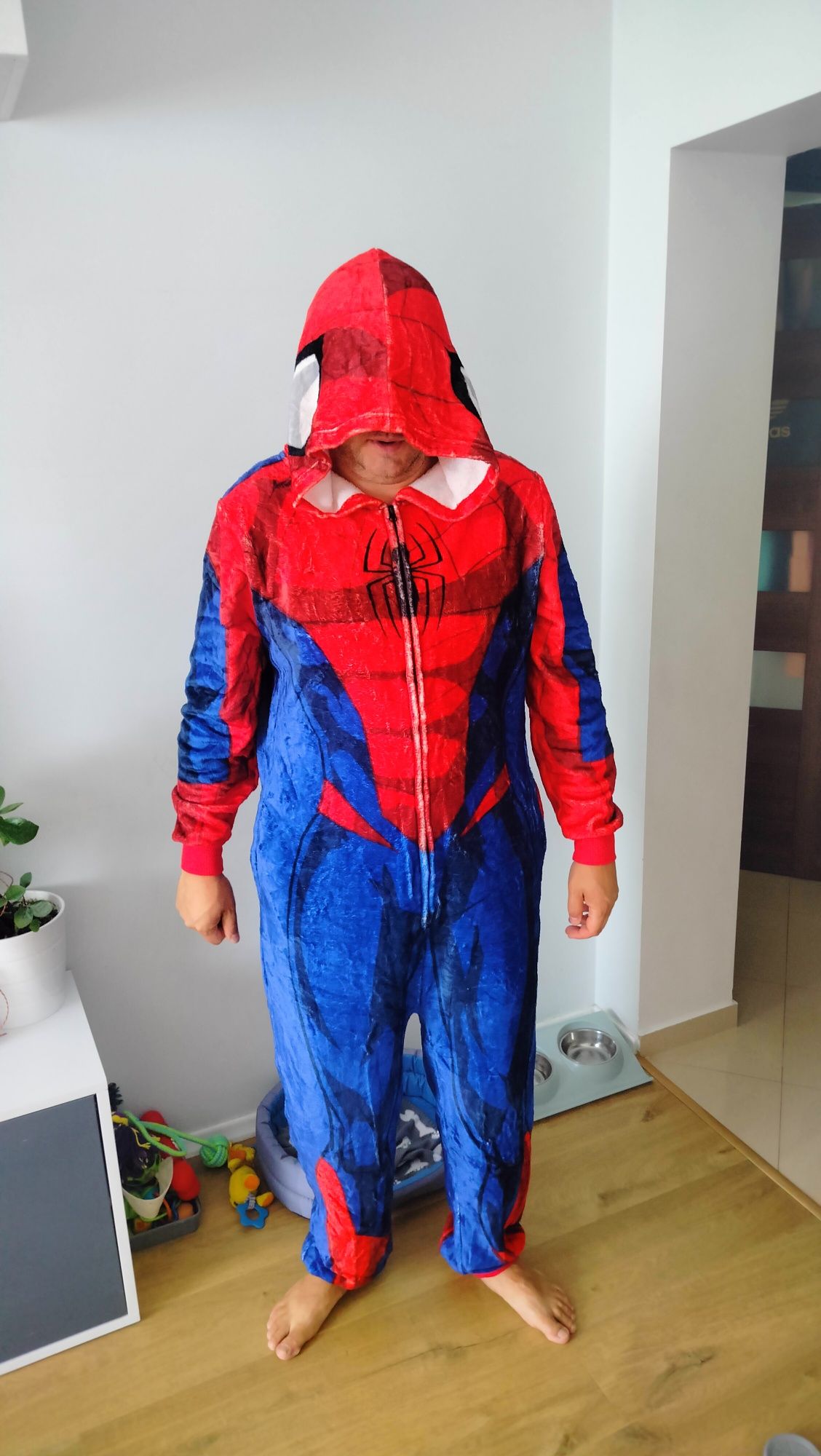 Strój Spiderman dla dorosłych rozm.L