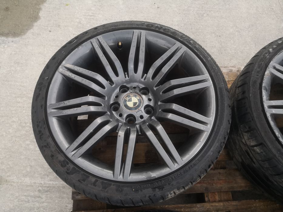 Alufelgi BMW e60 e61 Mpakiet Spider 19" oryginał z oponami 8.5J 9.5J