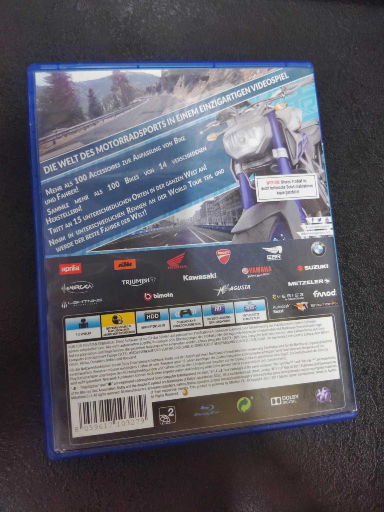 Ride PS4 Mówią po Polsku w grze