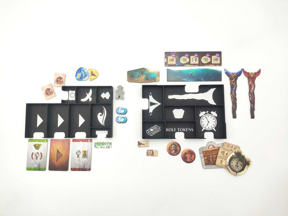 Zaginiona wyspa Arnak + 2 dodatki - Insert/organizer do gry planszowej