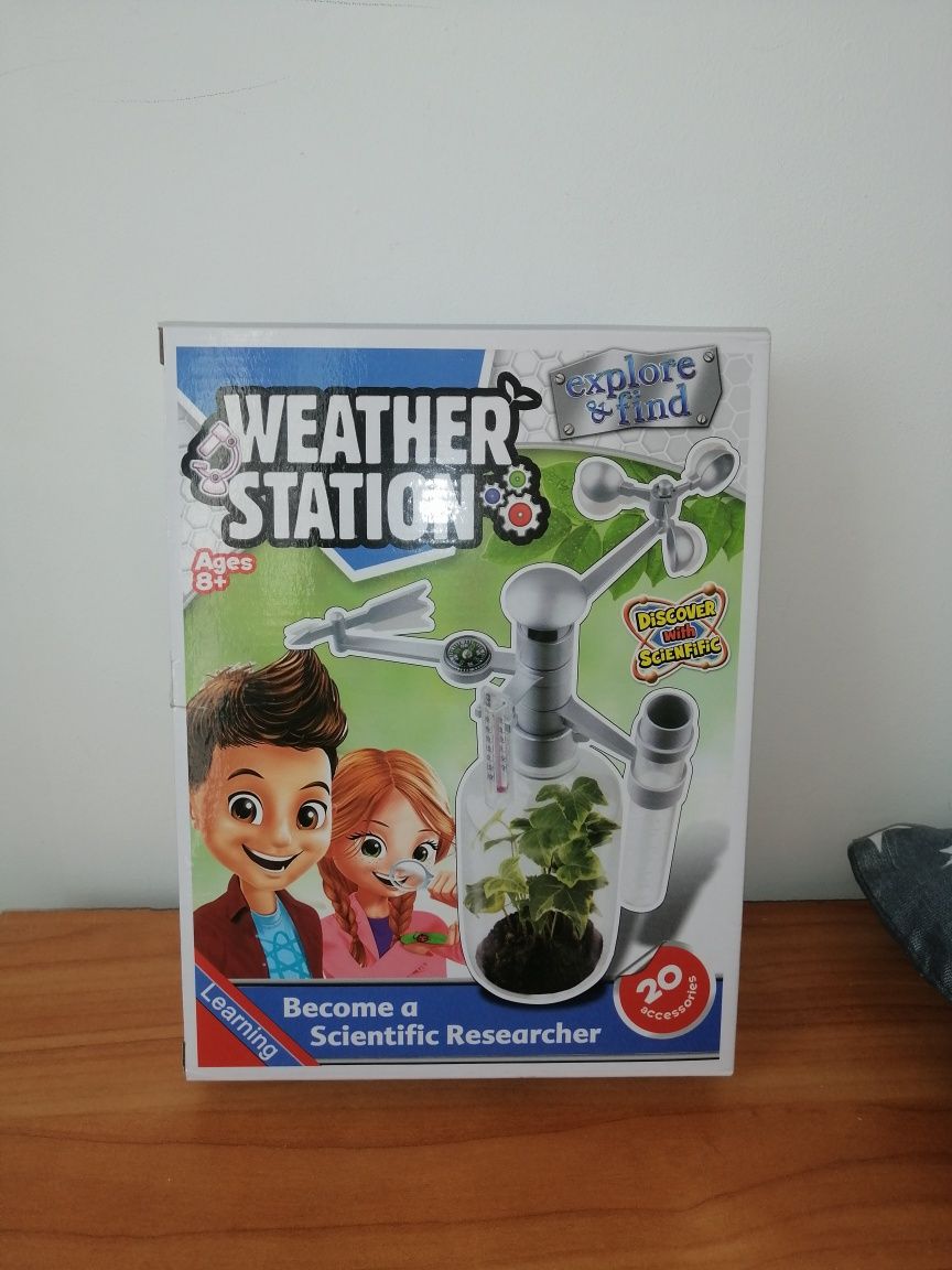 Игра Метеорологическая станция для опытов Метеорологiчна станцiя гра