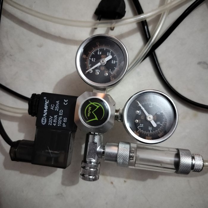 Redutor para garrafa Co2 aquário