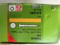 ESSVE Саморіз для SIP-панелей8,0х280,CORRSEAL ТХ40, упак-25 шт, Швеція