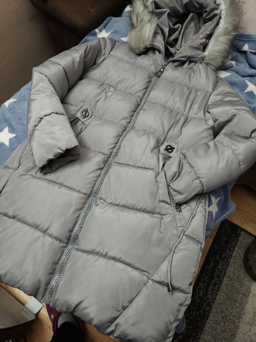 Kurtka długa zimowa damska