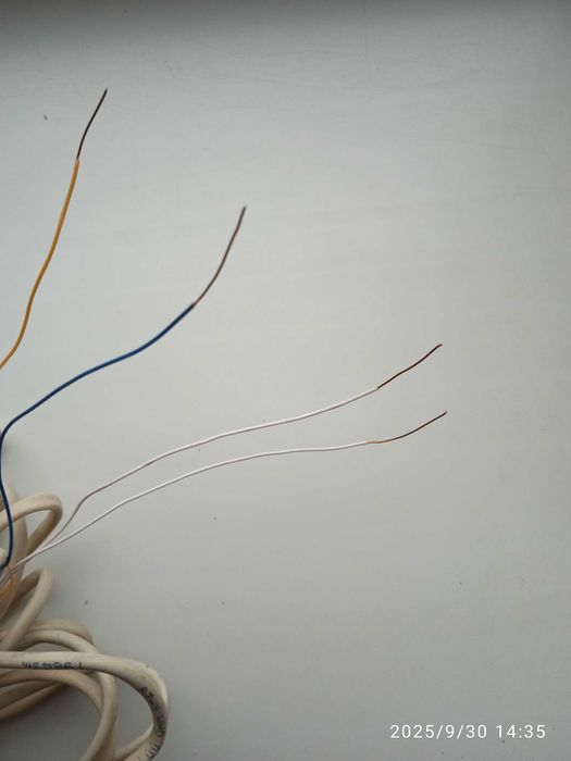 Кабель 4-х жильный для телефона, интернета.