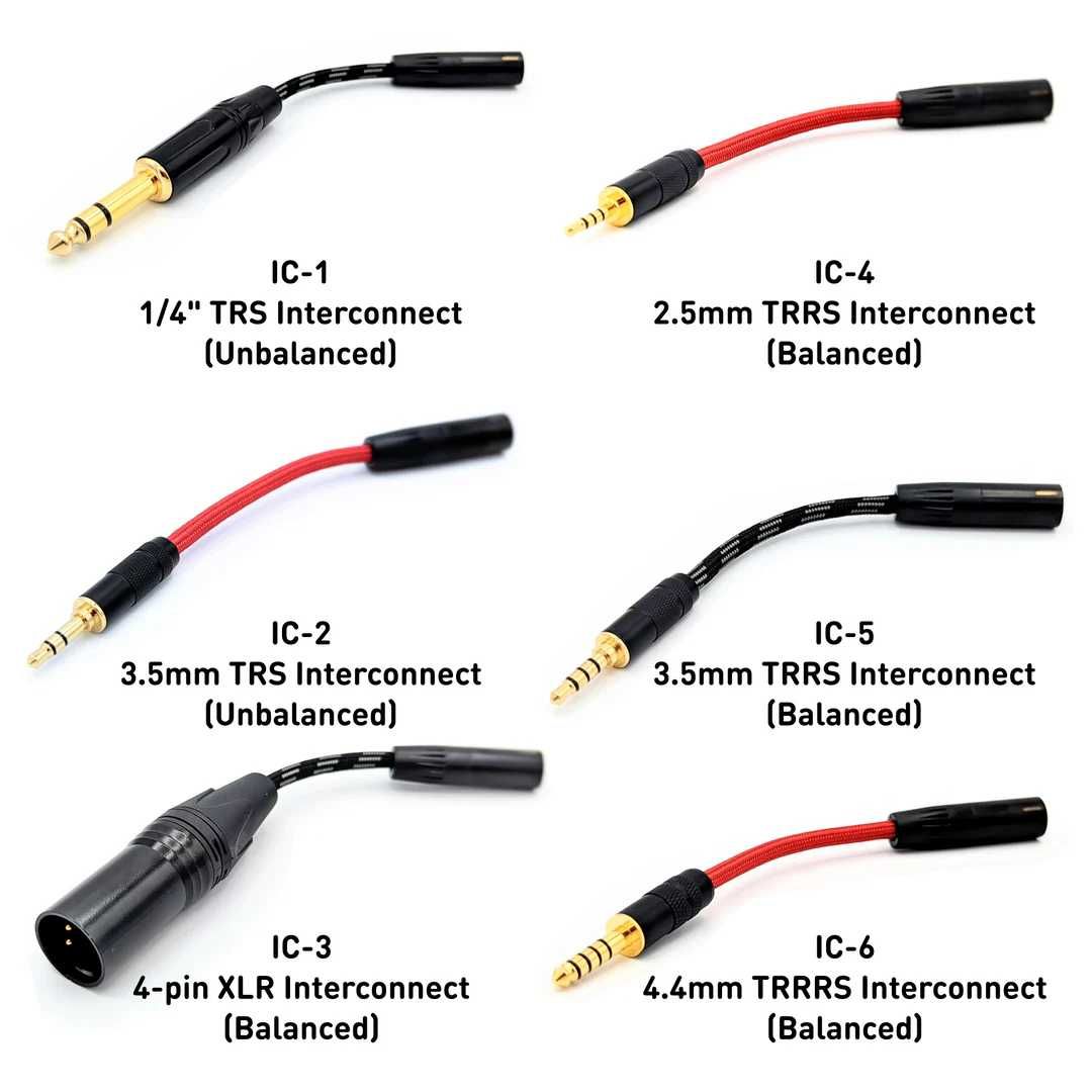 Кабель для навушників hartaudiocables HC-7: Dual 2.5mm Mono XLR
