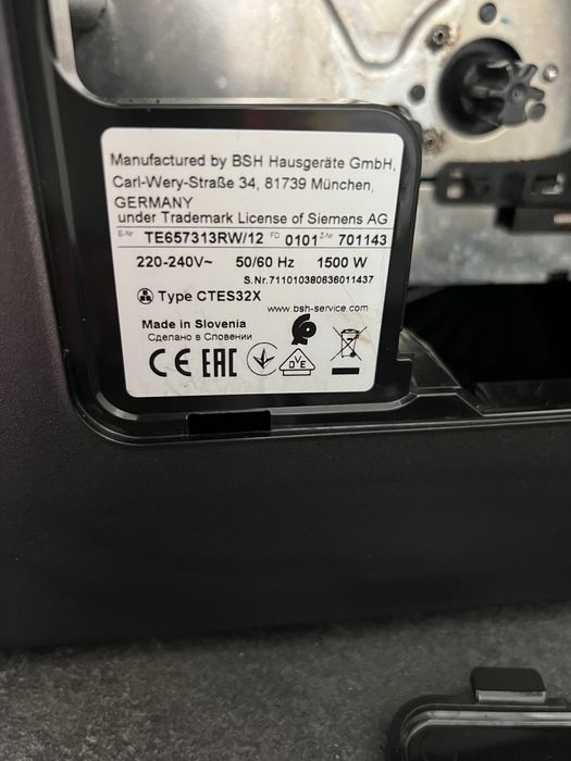 #1615 Siemens eq 6 plus s 700 automat ekspres do kawy cappucino latte