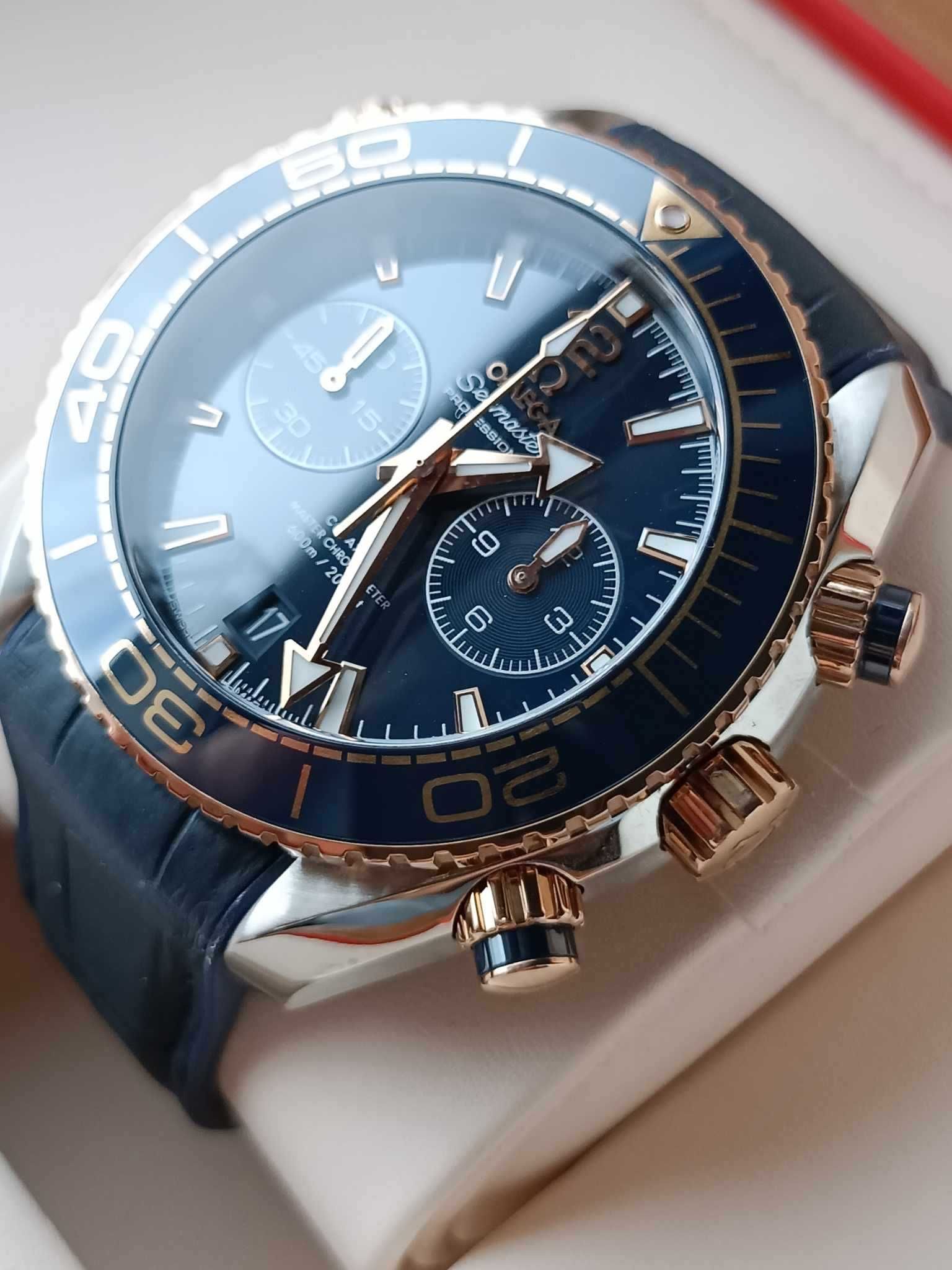 Omega Seamaster Planet Ocean Chronograph 45.5mm Steel/Sedna Gold 2024r