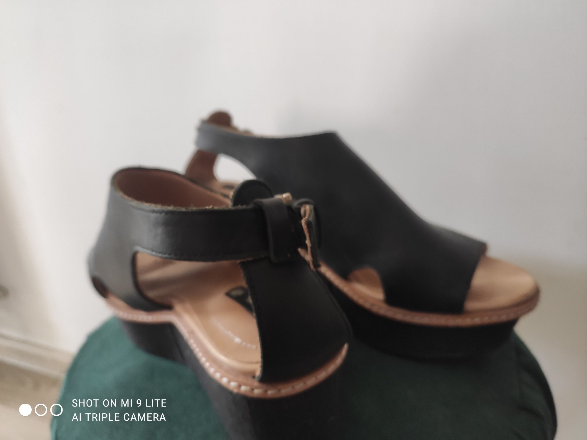 Buty sandały damskie skóra H&M
