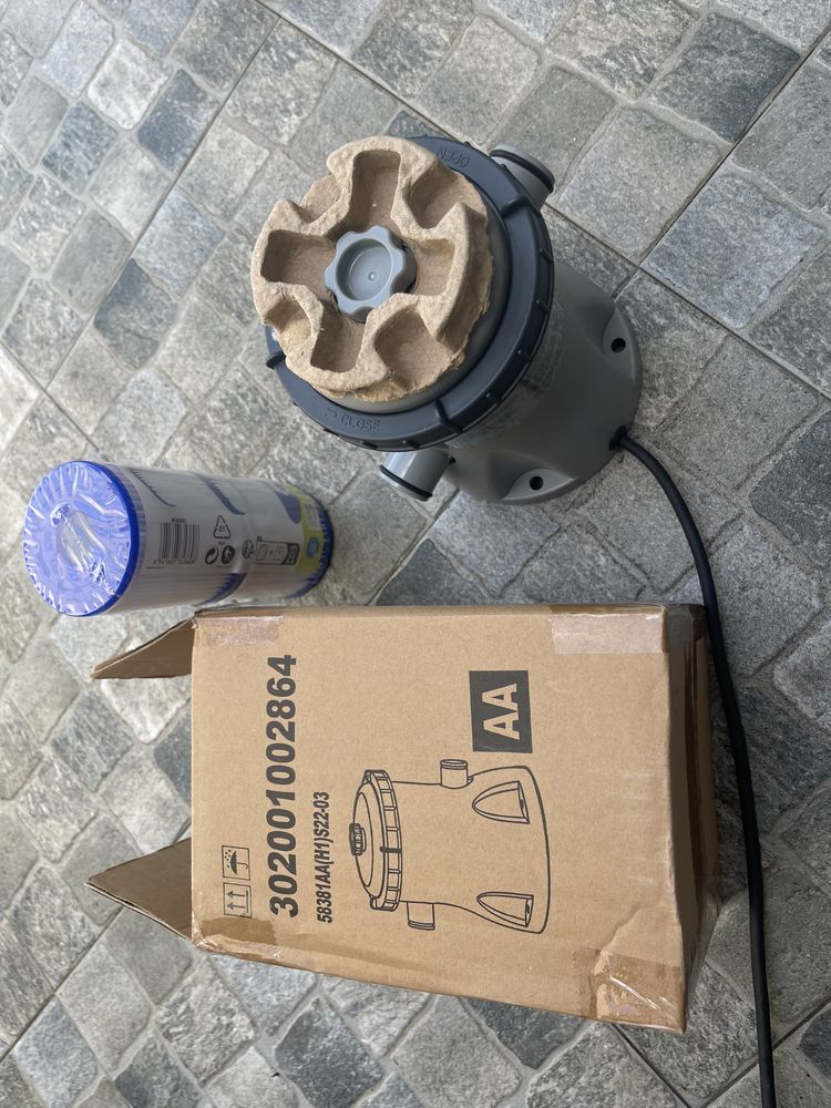 Bomba de piscina bestway + tubos + filtros
