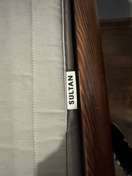 Łóżko drewniane z materacem IKEA SULTAN 200x90