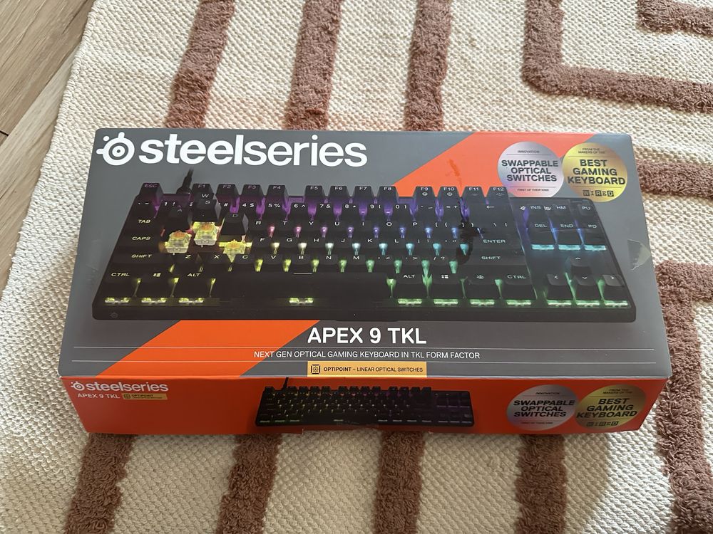SteelSeries Apex 9 TKL – Klawiatura Gamingowa RGB