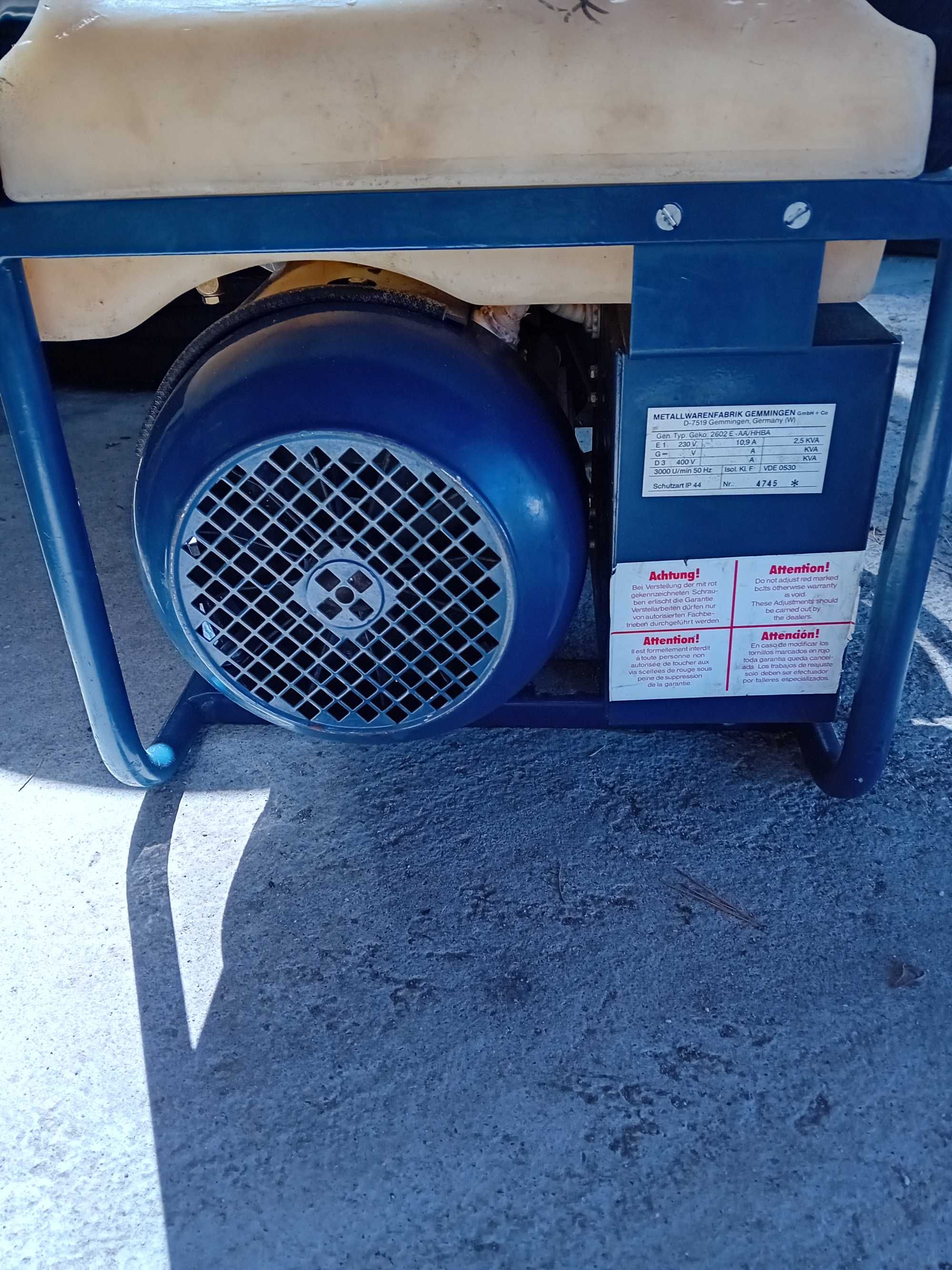 Agregat prądotwórczy Gego 2602 E-AA/HHBA silnik Honda