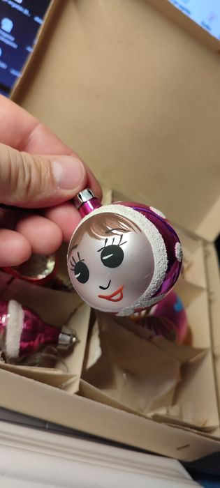 Bombki choinkowe z okresu PRL-U.