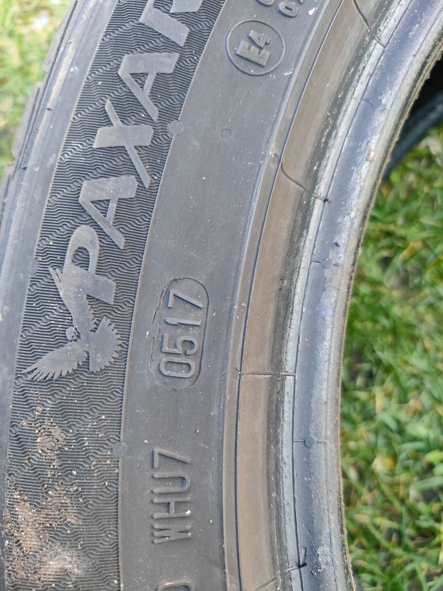 4 opony letnie 225/50/r17 2x Paxaro (2017r), 2x Bridgestone(2008,2012)