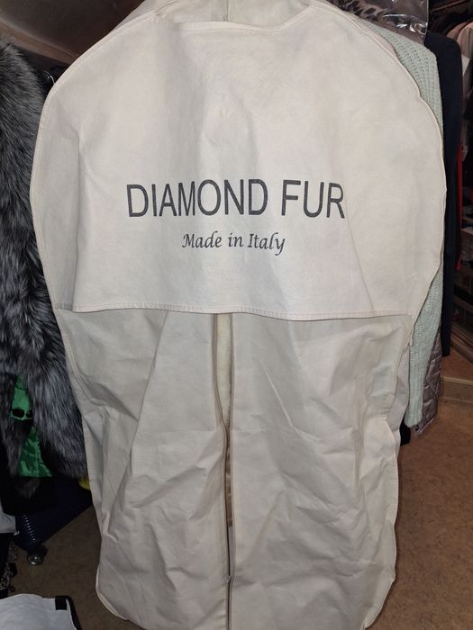 Жилет довгий біла норка