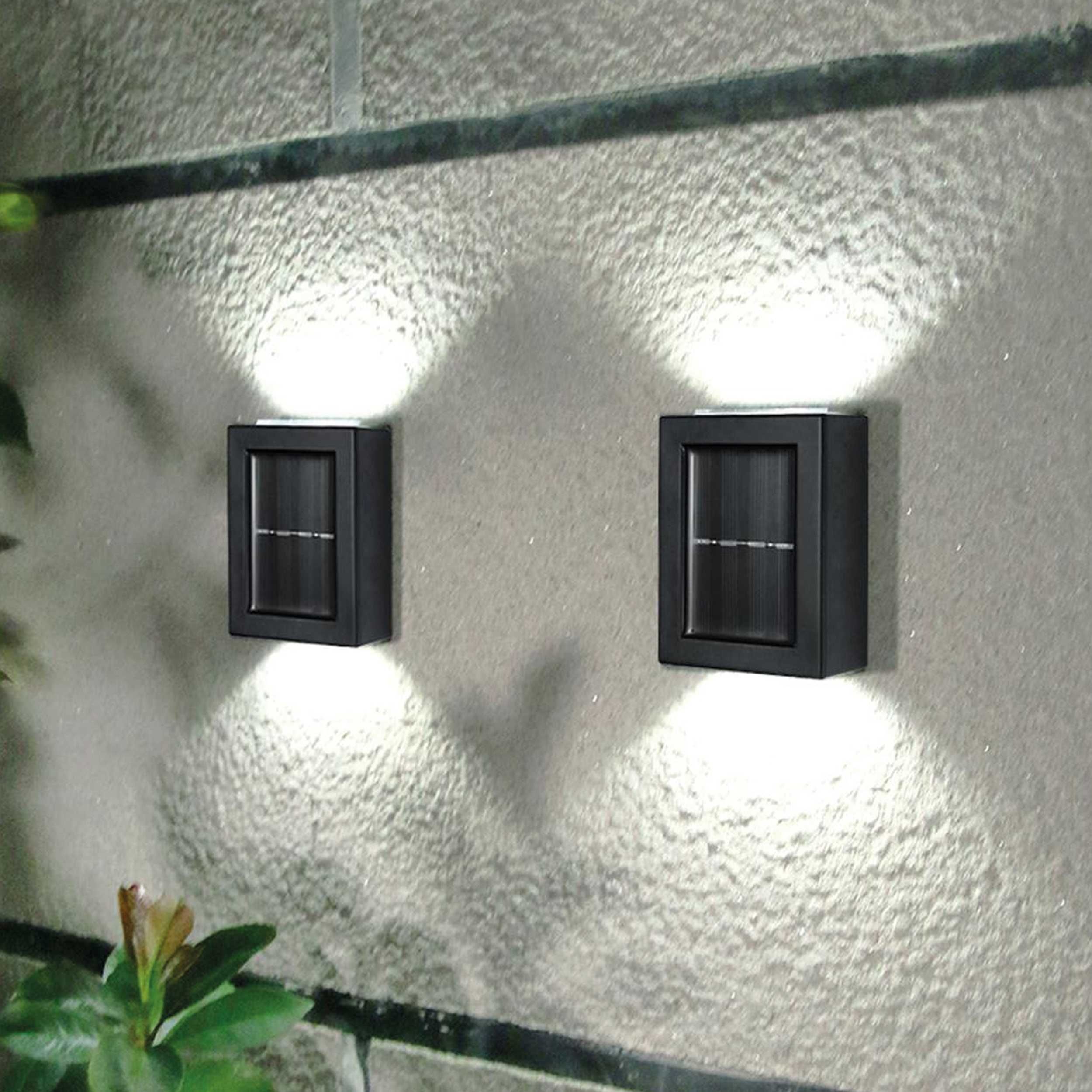 5x Lampa solarna elewacyjna LED