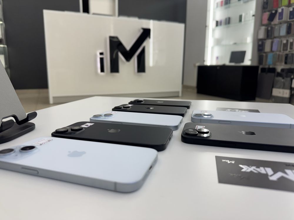 iPhone 15, 15+ Plus 128, 256gb Blue, Black, Європа, Фіз. Сім Неверлок