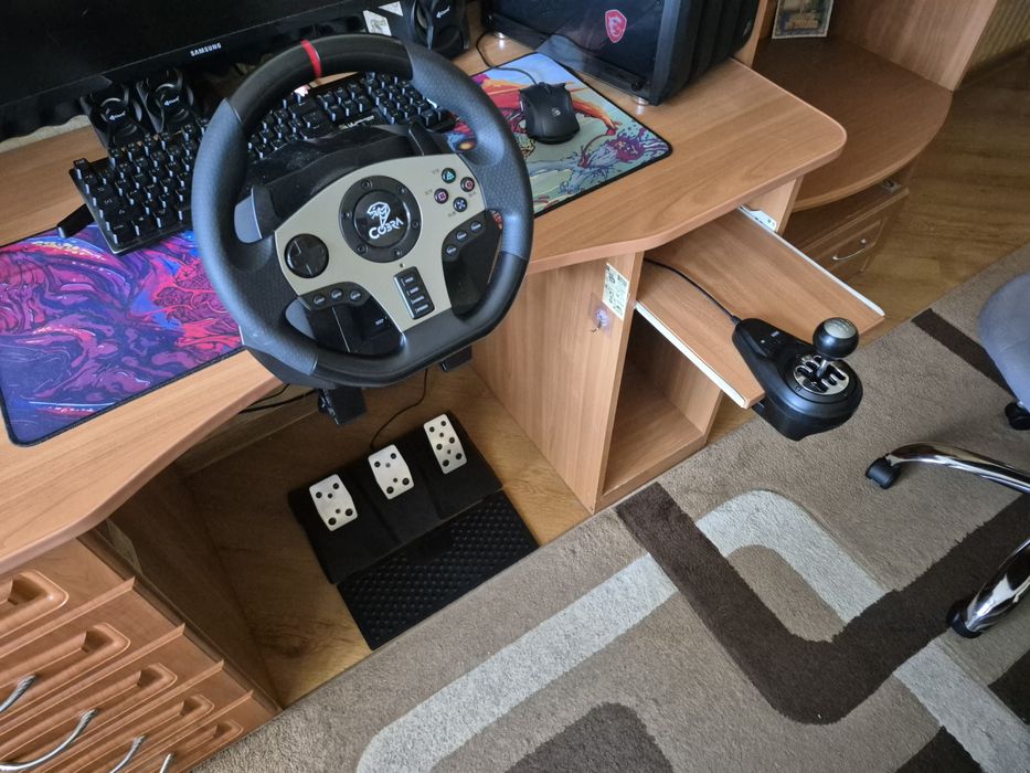 Ігровий руль Cobra GT 900 Pro Rally Аналог logitech g 27