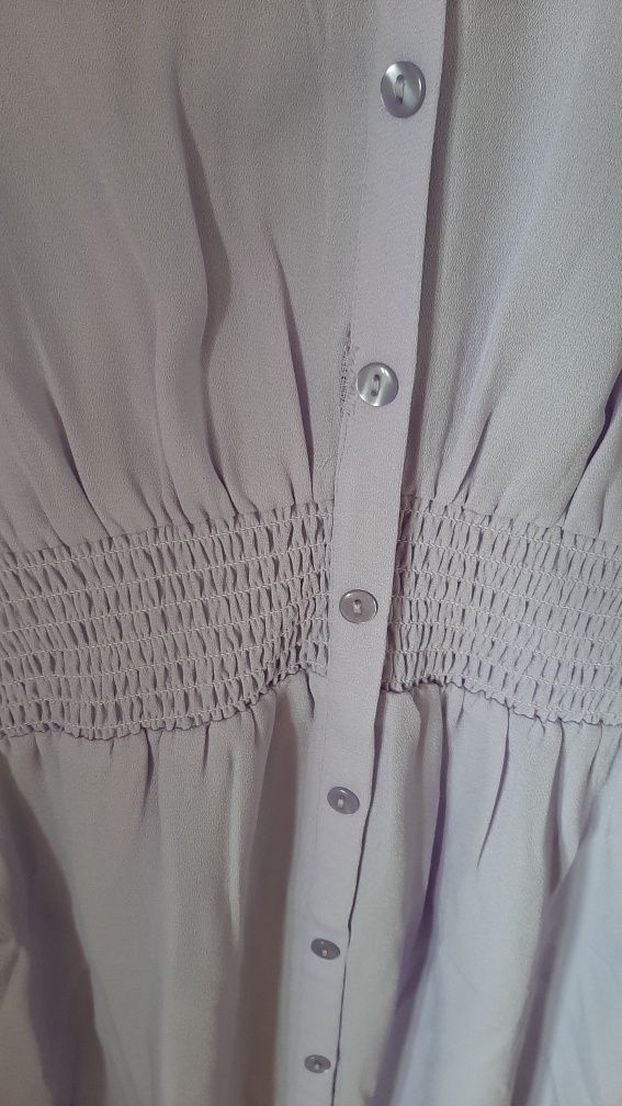 Sukienka midi Bonprix r. 36 lawendowa