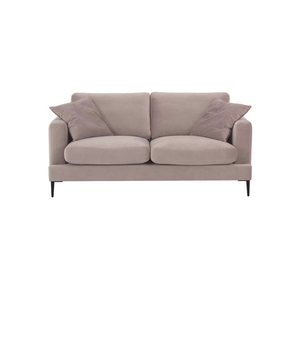 Sofa kanapa 2,5 osobowa welurowa styl skandynawski hampton