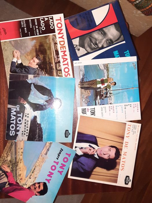 15 Vinis 45rpm Tony de Matos anos 60/70