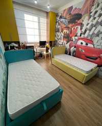 подростковая кровать,кровать в детскую. мягкая кровать, кровать 80*190