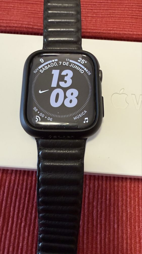 Apple watch 7 45mm GPS + Cell Stanless Seel (Aço)